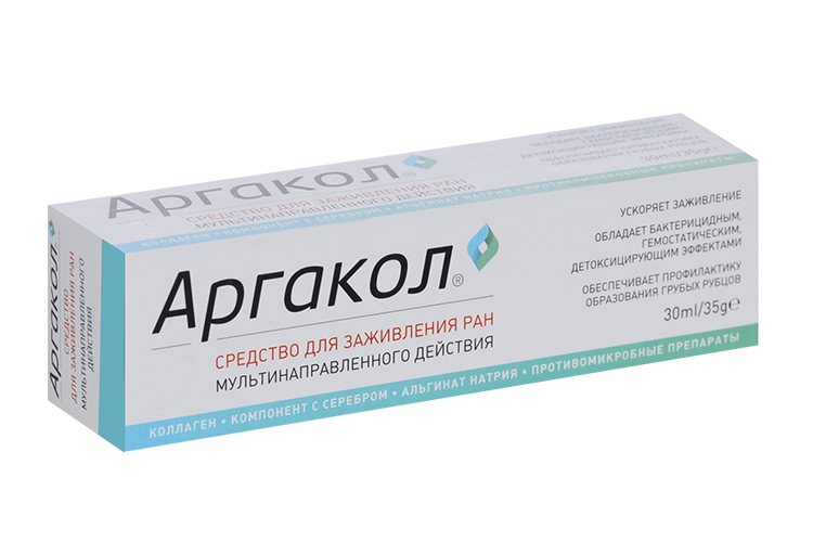 

Средство Аргакол д/заживления ран мультинаправленного действия, 35 г