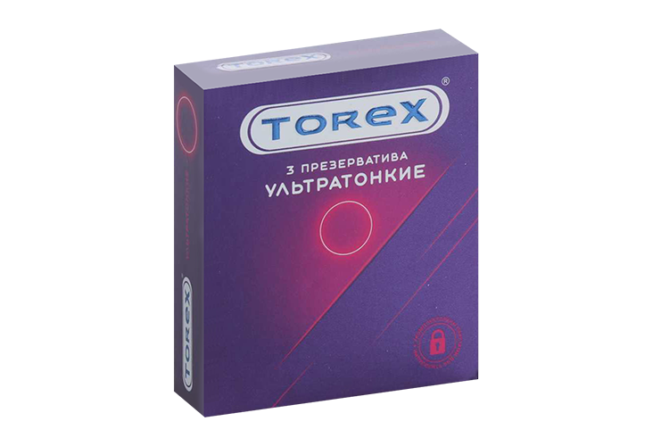 Презервативы Торекс ультратонкие, 3 шт
