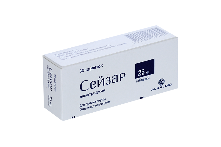 

Сейзар 25 мг, 30 шт, таблетки