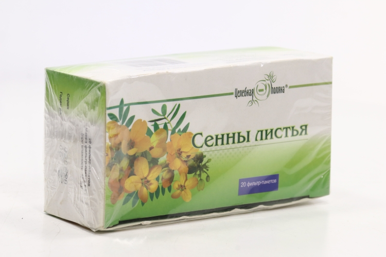 Сенны лист, 1,5 г, 20 шт, капли для приема внутрь спиртовые