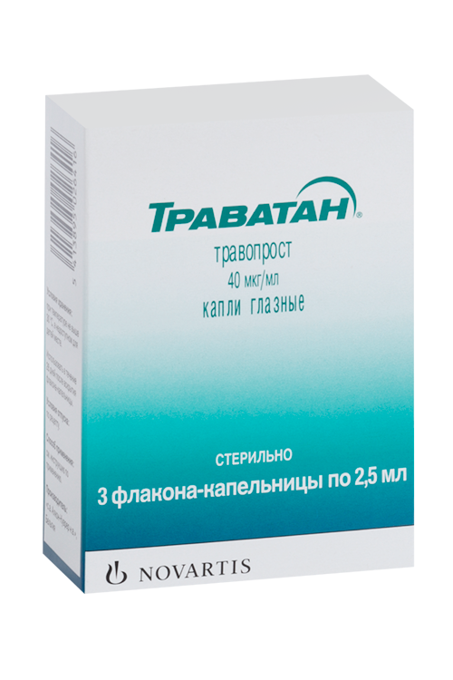 

Траватан 40 мкг/мл, 2,5 мл, 3 шт, капли глазные