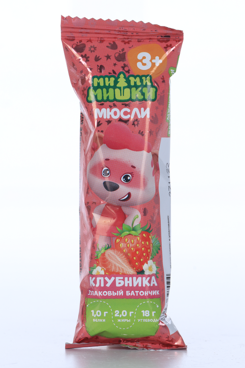 

Батончик Мимимишки злаковый Клубника, 24 г