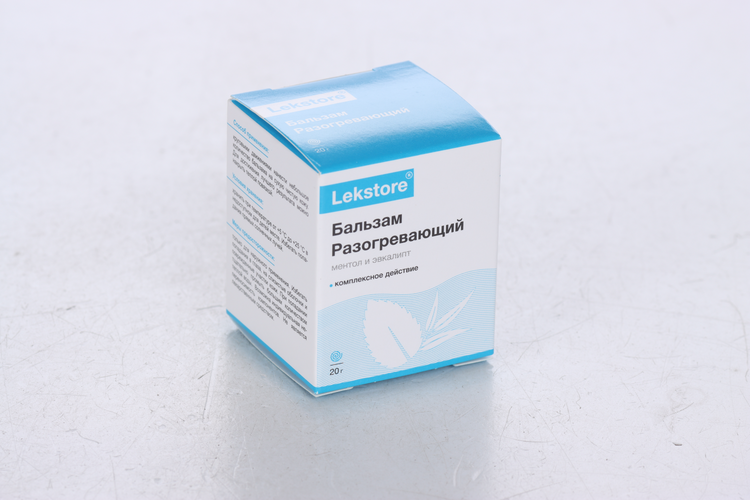 

Бальзам Лекстор д/тела разогревающий ментол-эвкалипт, 20 г