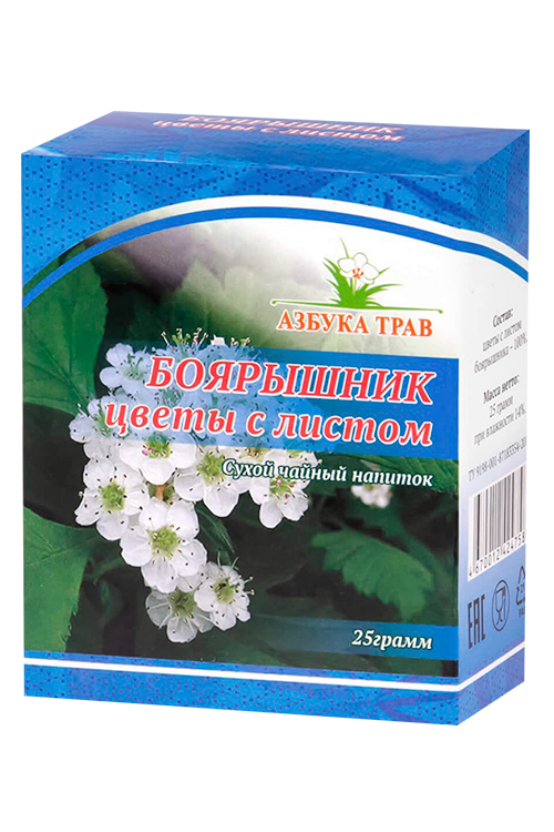 Напиток чайный Азбука трав Боярышник цветы с листом, 25 г
