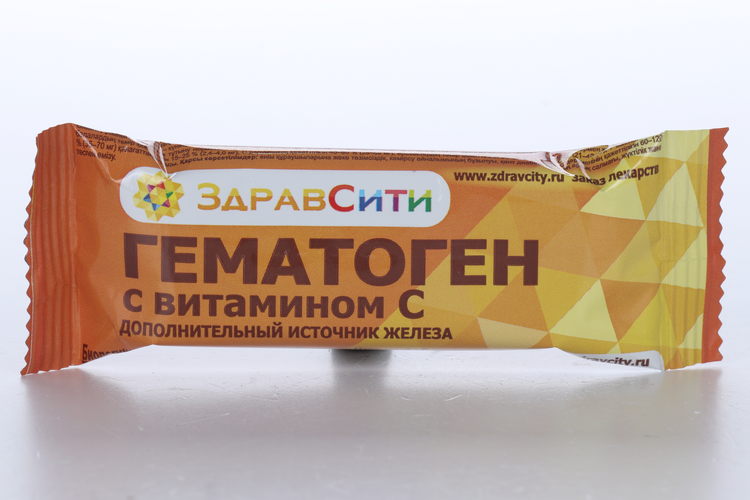 

Гематоген Здравсити с витамином С, 40 г