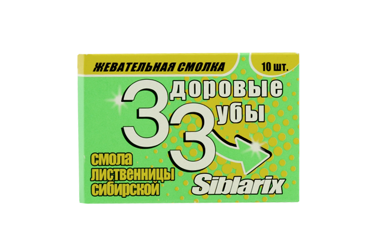 Жевательная смолка Здоровые зубы, 1 г, 10 шт