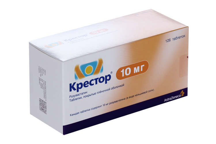 

Крестор 10 мг, 126 шт, таблетки покрытые пленочной оболочкой