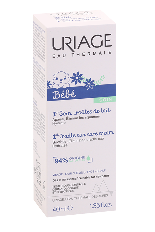 Крем Uriag Bebe первый от молочных корочек ддетей и новорожден 40 мл 1108₽
