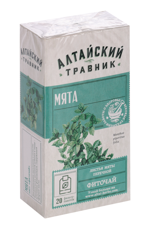 

Мяты переч лист Грин Сайд фиточай, 1,5 г, 20 шт, ф/п