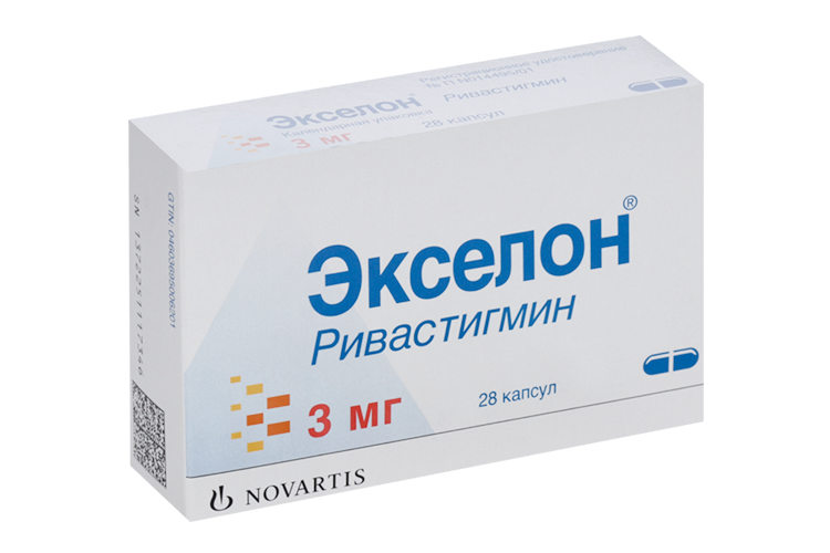 

Экселон 3 мг, 28 шт, капсулы