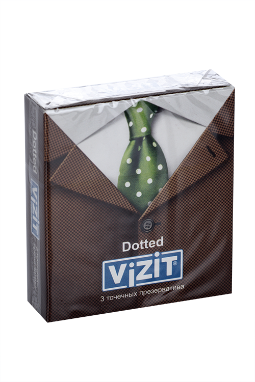 Презервативы Визит точечные, 3 шт