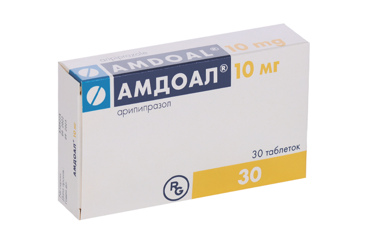 

Амдоал 10 мг, 30 шт, таблетки