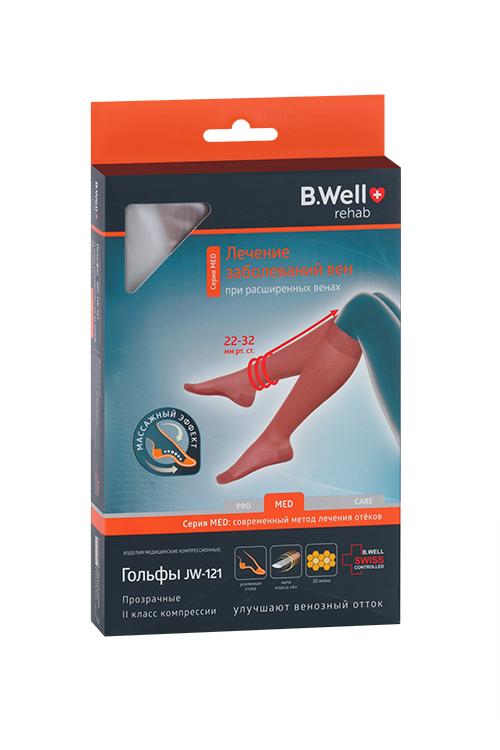 

Гольфы B Well компр 2 кл JW-121 прозрач натурал р 2
