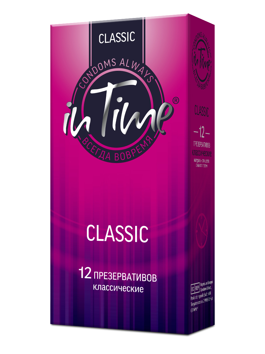 Презервативы Ин Тайм классические, 12 шт