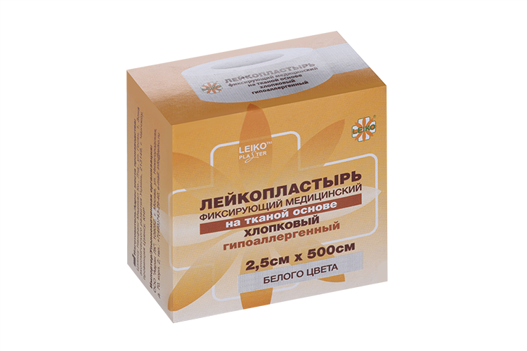 

Лейкопластырь Лейко на тканевой основе 2.5х500 см, катушка