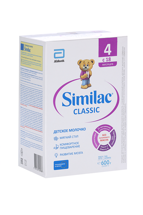 

Смесь Симилак Классик 4 (с 18 мес), 600 г