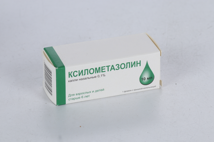 

Ксилометазолин 0.1%, 10 мл, капли назальные