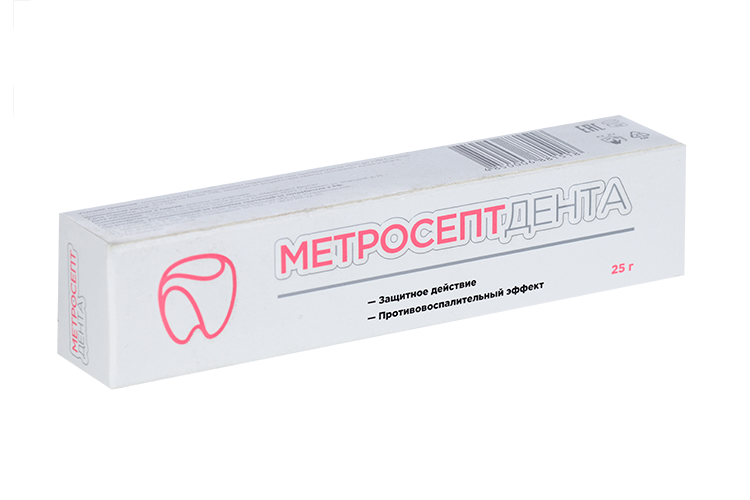 

МетроСепт Дента, 25 г, гель для десен