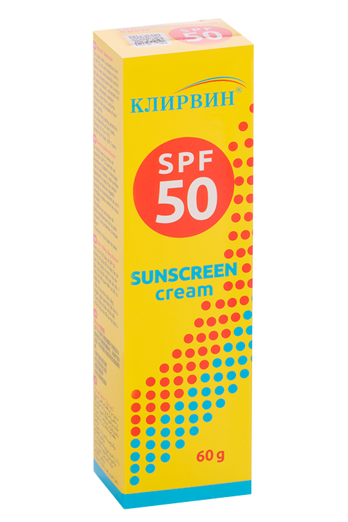Крем Клирвин солнцезащит SPF50 д/тела, 60 г