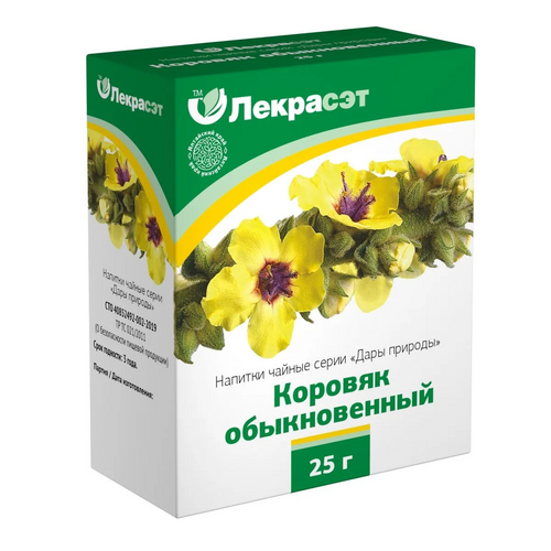 Коровяка трава, 25 г, сырье растительное