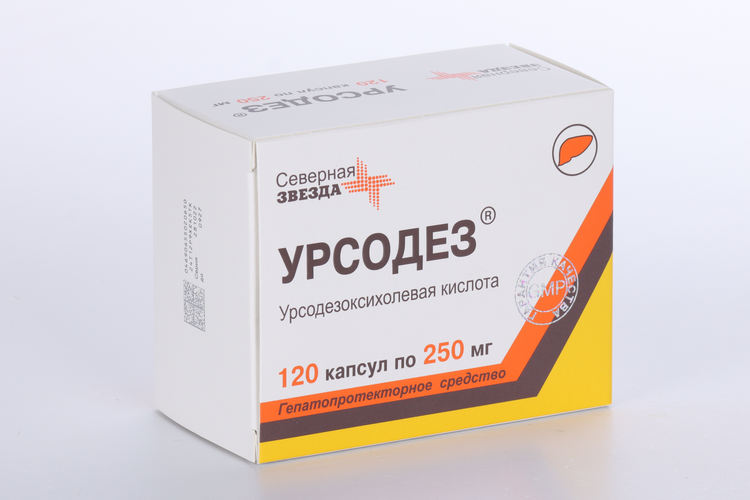 

Урсодез 250 мг, 120 шт, капсулы