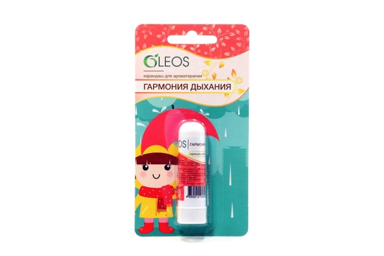 Карандаш Oleos Гармония Дыхания д/ароматер, 1,3 г