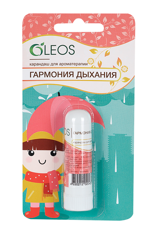 

Карандаш Oleos Гармония Дыхания д/ароматер, 1,3 г