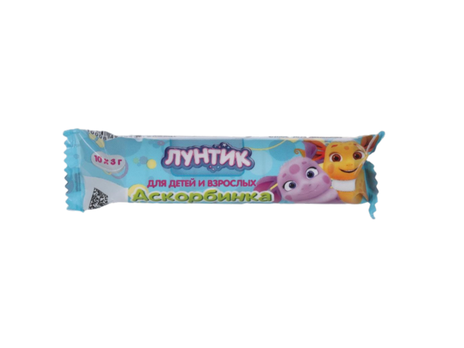 

Аскорбинка Лунтик, 10 шт, таблетки