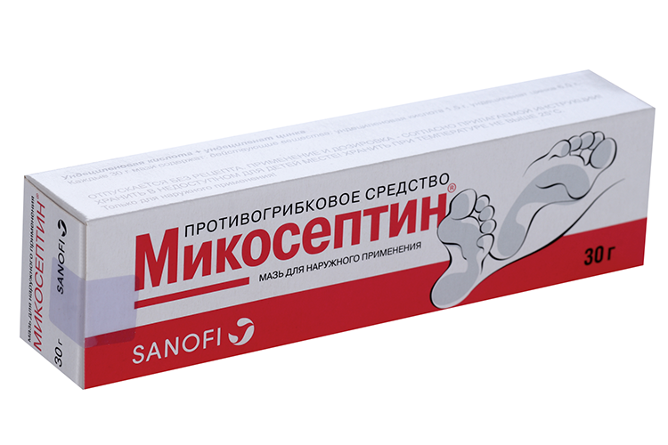 

Микосептин, 30 г, мазь