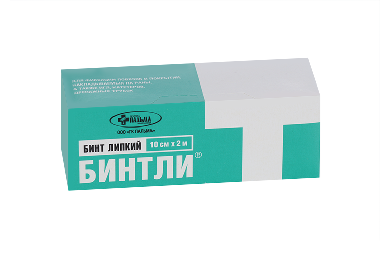 

Бинт Бинтли-Т липкий 10х200 см