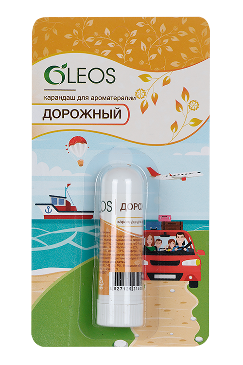 

Карандаш Олеос Дорожный д/ароматерапии, 1,3 г