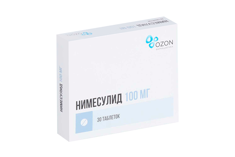 

Нимесулид 100 мг, 30 шт, таблетки