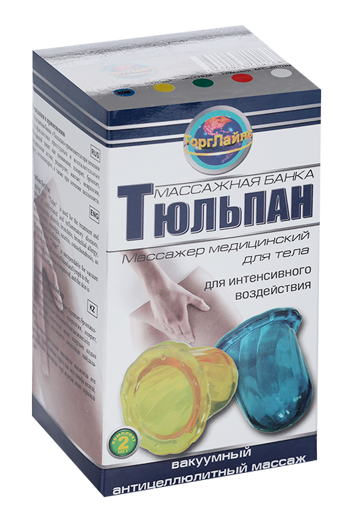 

Банка массажная Тюльпан, 2 шт