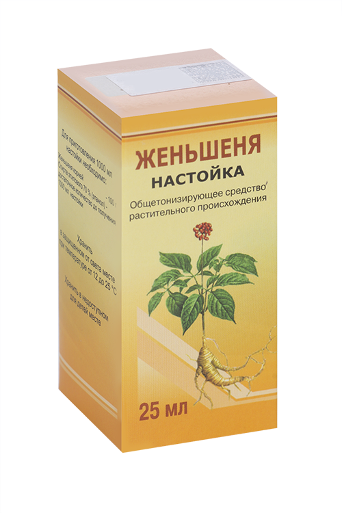 

Женьшеня настойка, 25 мл