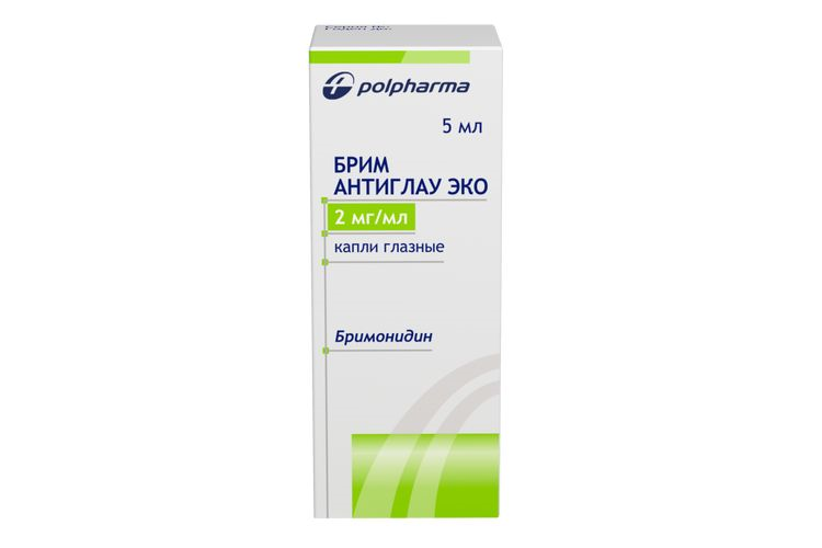 

Брим Антиглау ЭКО 2 мг/мл, 5 мл, капли глазные