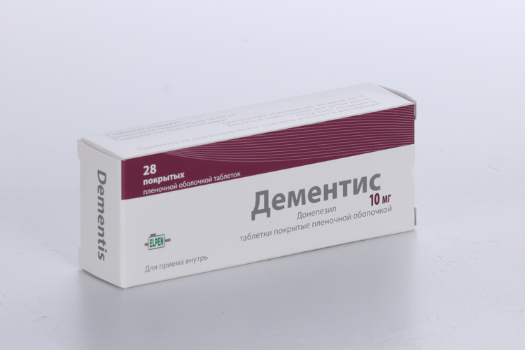 

Дементис 10 мг, 28 шт, таблетки покрытые пленочной оболочкой