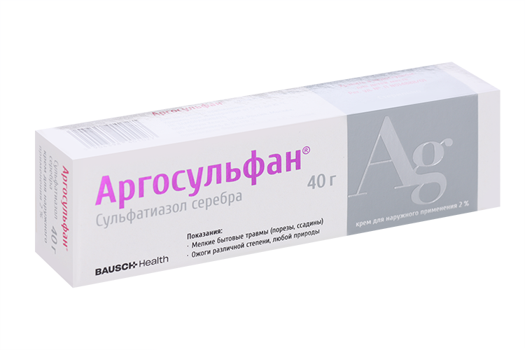 Аргосульфан 2%, 40 г, крем