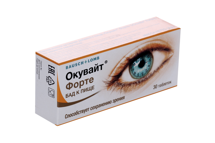 

Окувайт Форте, 630 мг, 30 шт, таблетки