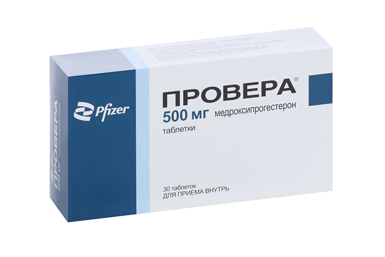 

Провера, 500 мг, 30 шт, таблетки