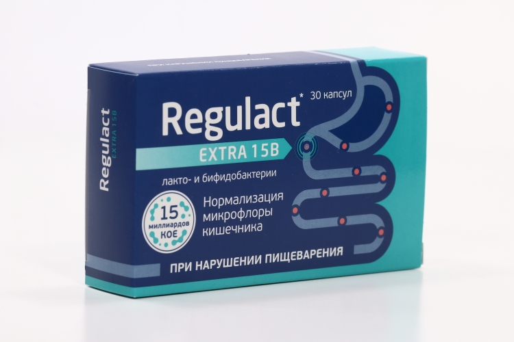 Регулакт Экстра 15В, 30 шт, капсулы