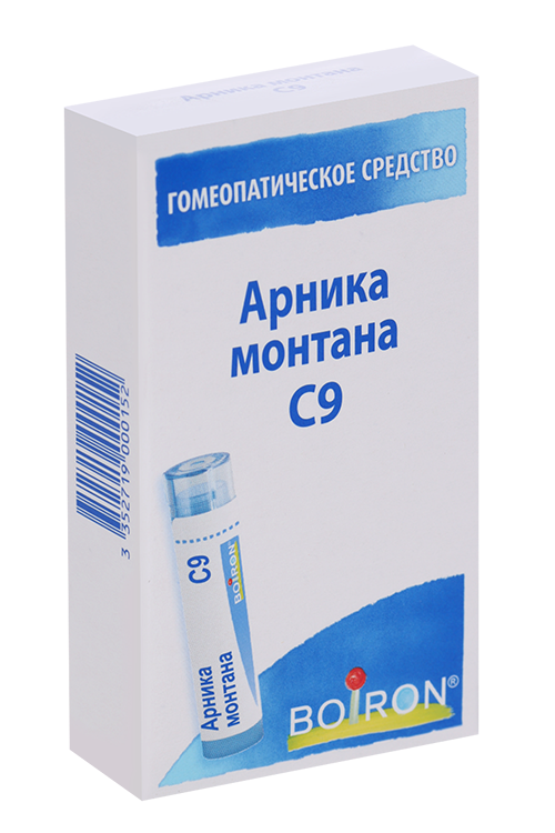 

Гомеопатические монокомпонентные препараты растительного происхождения, 4 г, гранулы гомеопатические C9 Арника