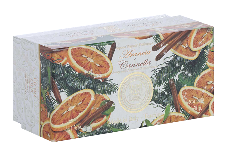 

Мыло Фьери Дея апельсин/корица, 50 г, 6 шт