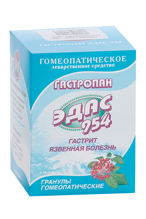 

Гастропан Эдас-954, 20 г, гранулы гомеопатические