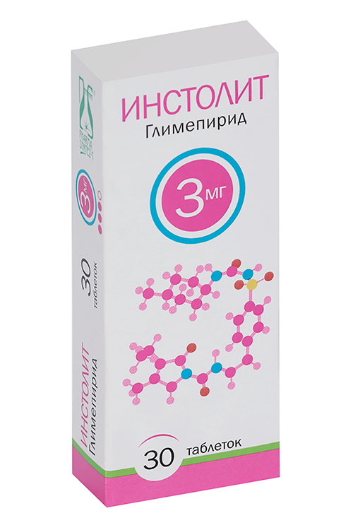 

Инстолит 3 мг, 30 шт, таблетки