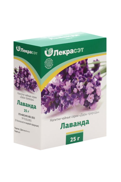 Напиток чайный Дары природы Лаванда, 25 г, цветки