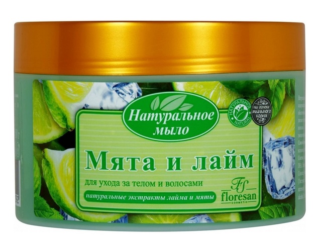 Мыло Флоресан натур мята/лайм, 450 г