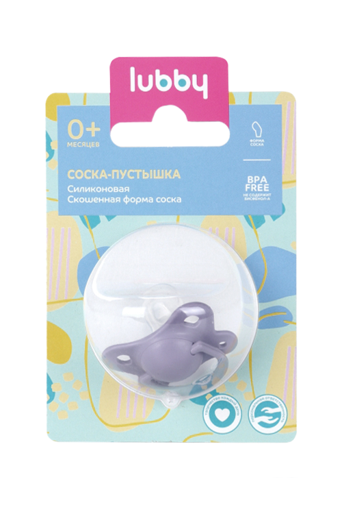 

Соска-пустышка Лабби силик скош сосок (0+)
