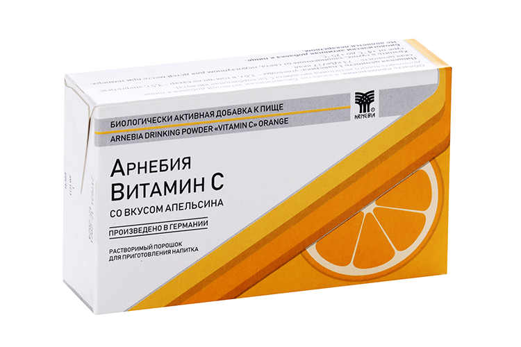 

Арнебия Витамин C апельсин, 5 г, 10 шт, порошок для приготовления раствора