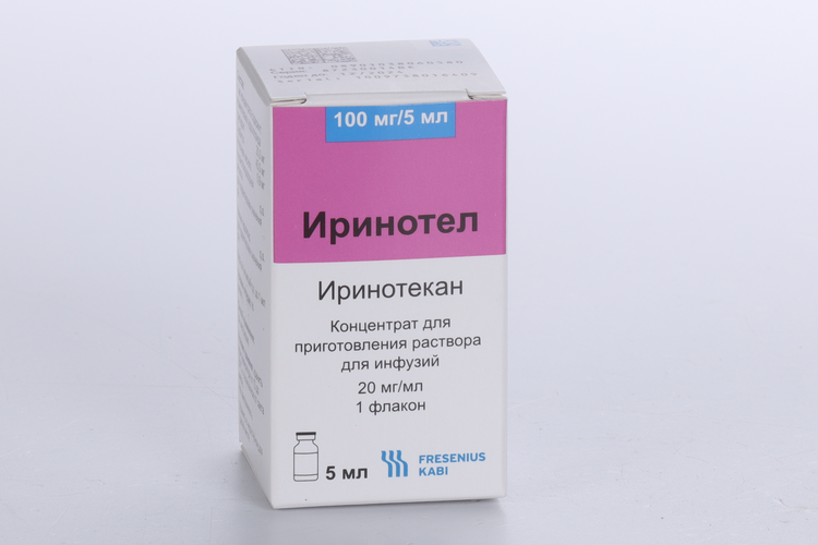 

Иринотел 20 мг/мл, 5 мл, концентрат для приготовления раствора для инфузий