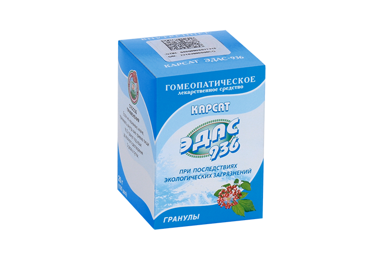 

Карсат Эдас-936 20 г, гранулы гомеопатические